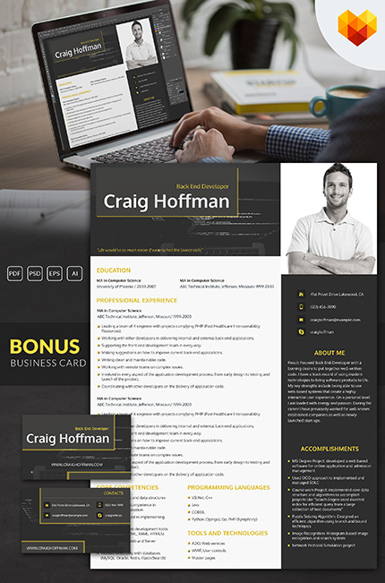 Template #65246   Moto CMS CV - Logo template Preview