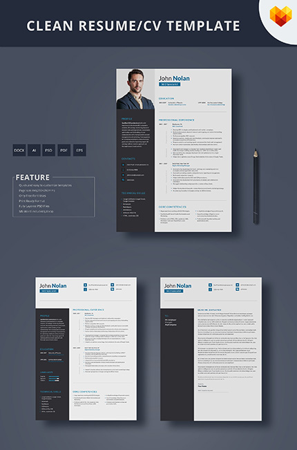 Template #65250   Moto CMS CV - Logo template Preview