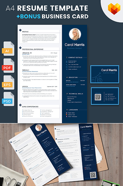 Template #65255   Moto CMS CV - Logo template Preview