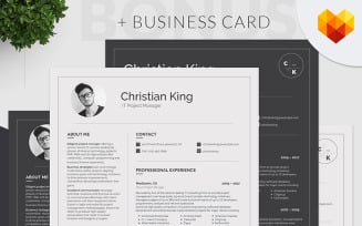 Christian King - Project Manager Resume Template