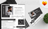 Diego Espinosa - graphic designer Premium Resume Theme Small Screenshot Diego Espinosa - graphic designer Resume Template