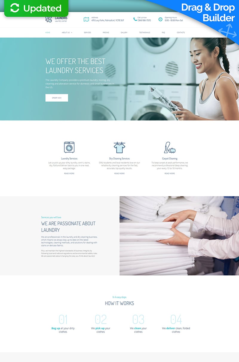 Laundromats, Laundry and Dry Cleaning Premium №65299