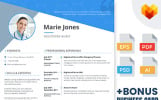 Marie Jones - Professional Nursing and Medical Premium Resume Template Small Screenshot Marie Jones - Professional Nursing and Medical Resume Template