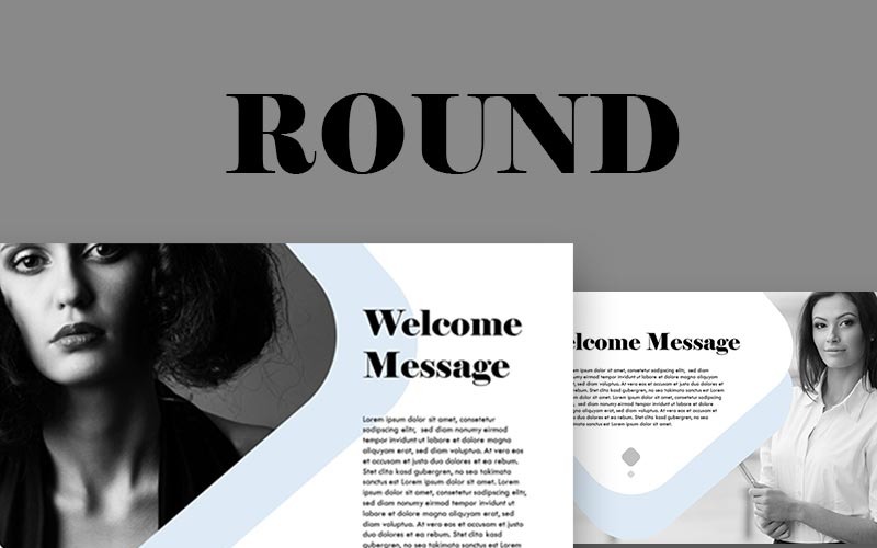 Round PowerPoint template PowerPoint Template