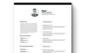 Minimal Resume/CV Resume Template