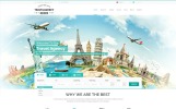 Travel Agency Bootstrap Modèle web Petite capture d'écran "Travel Agency" modèle web Bootstrap