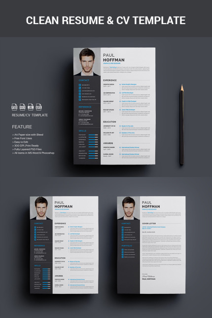 Kit Graphique #65458 Propre Rsum Web Design - Logo template Preview