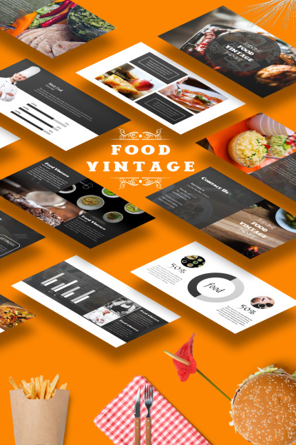 Template #65490 Keynote Food Webdesign Template - Logo template Preview