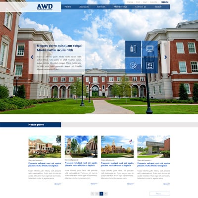 property management website template