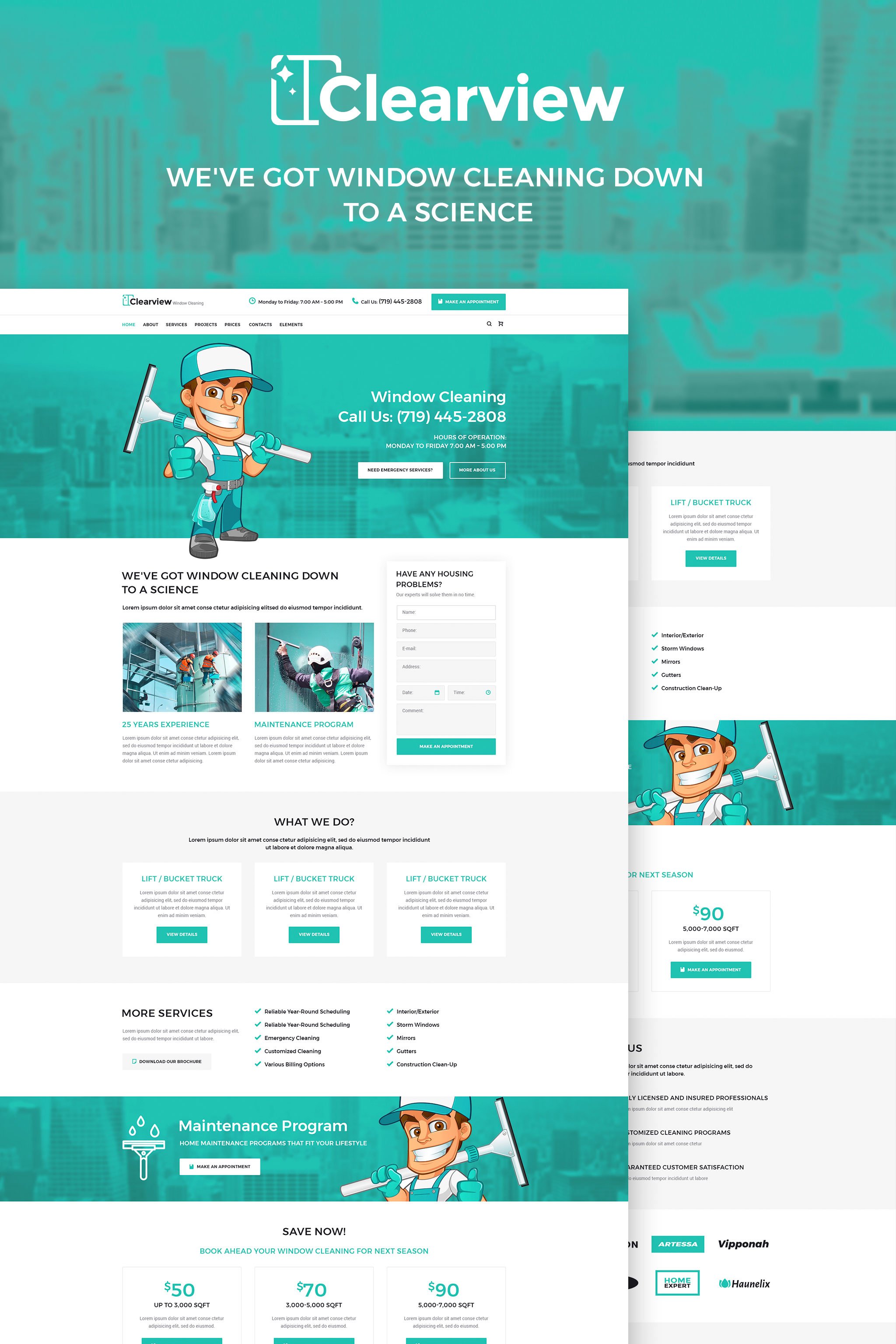 Tema De WordPress "Clearview" #65463