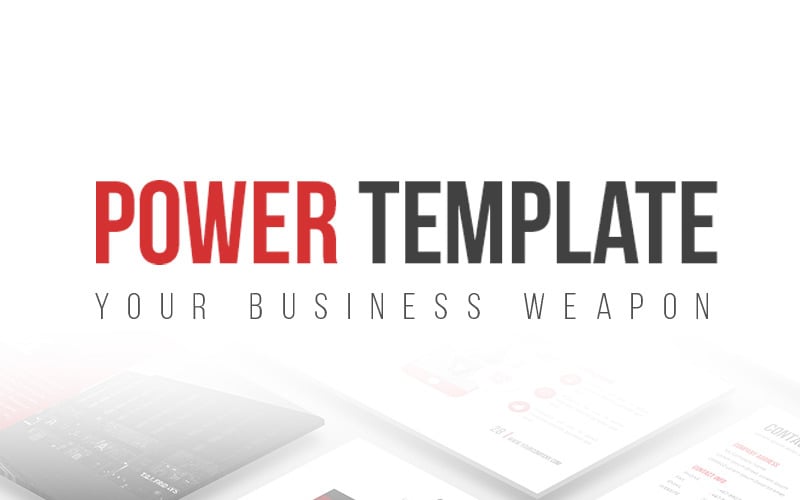 Power - PowerPoint template PowerPoint Template