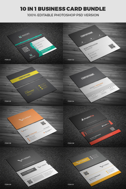 Template #65691 Card Corporate Webdesign Template - Logo template Preview