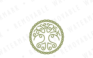 Celtic Tree of Life Logo Template