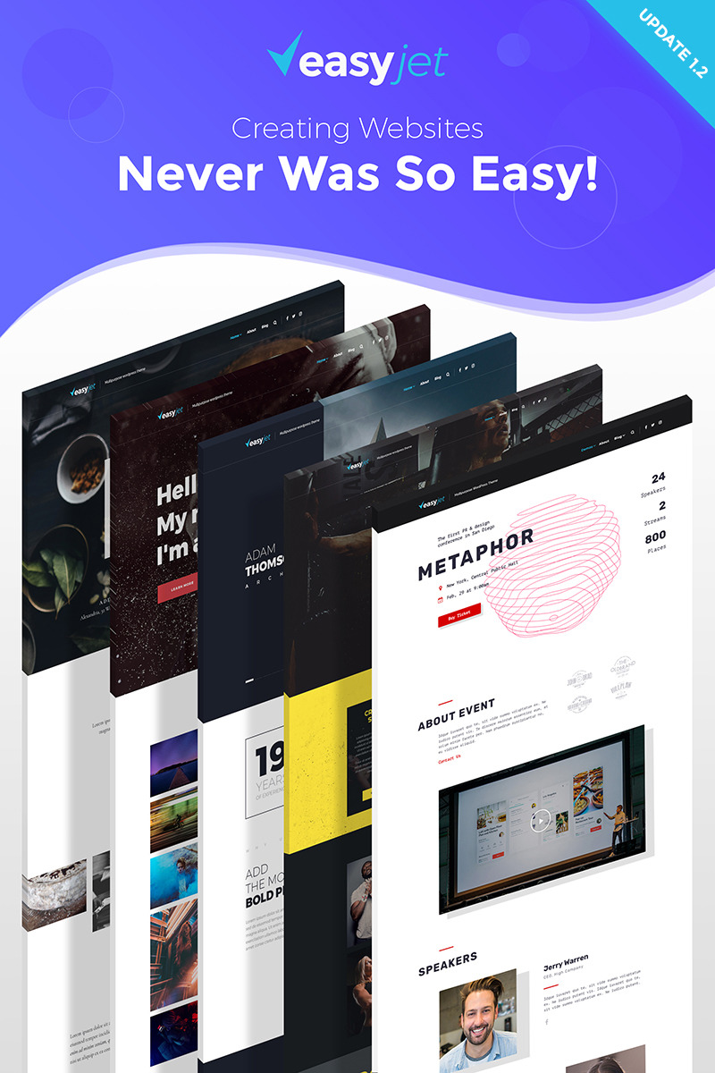 easyjet multipurpose wordpress theme