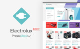 Electrolux Responsywne Motyw PrestaShop Mały zrzut ekranu Electrolux - szablon PrestaShop dla e-sklepu elektrycznego