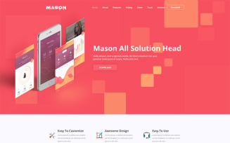 Mason - App Website Template