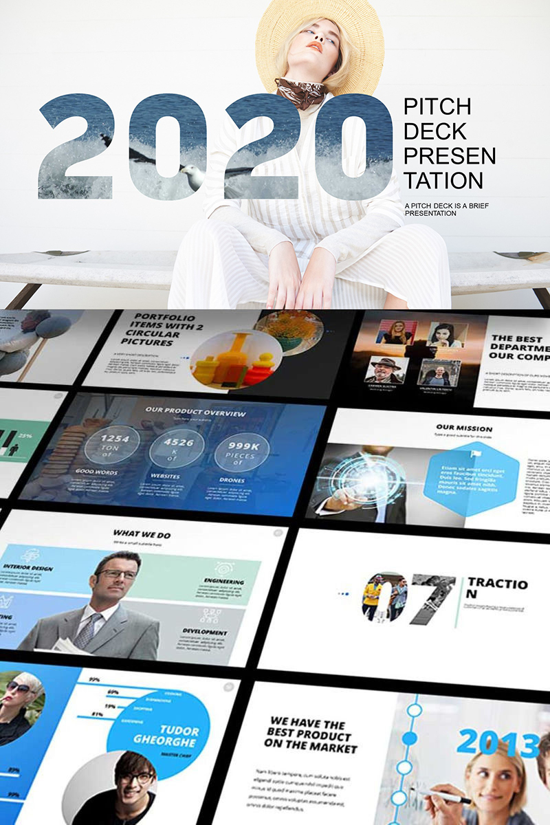 PowerPoint šablona "2020 Pitch Deck" #65606
