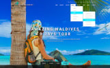 Travel Booking Bootstrap Website Theme Small Screenshot Travel Booking Website Template