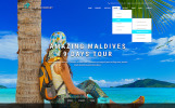 Travel Booking Bootstrap Website Theme Kleiner Screenshot Website Vorlage namens "Travel Booking"