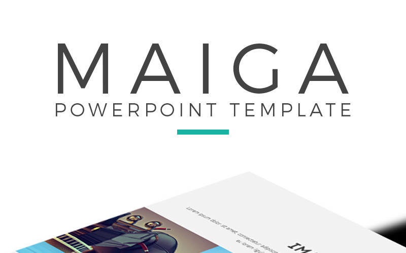 Maiga - PowerPoint template PowerPoint Template