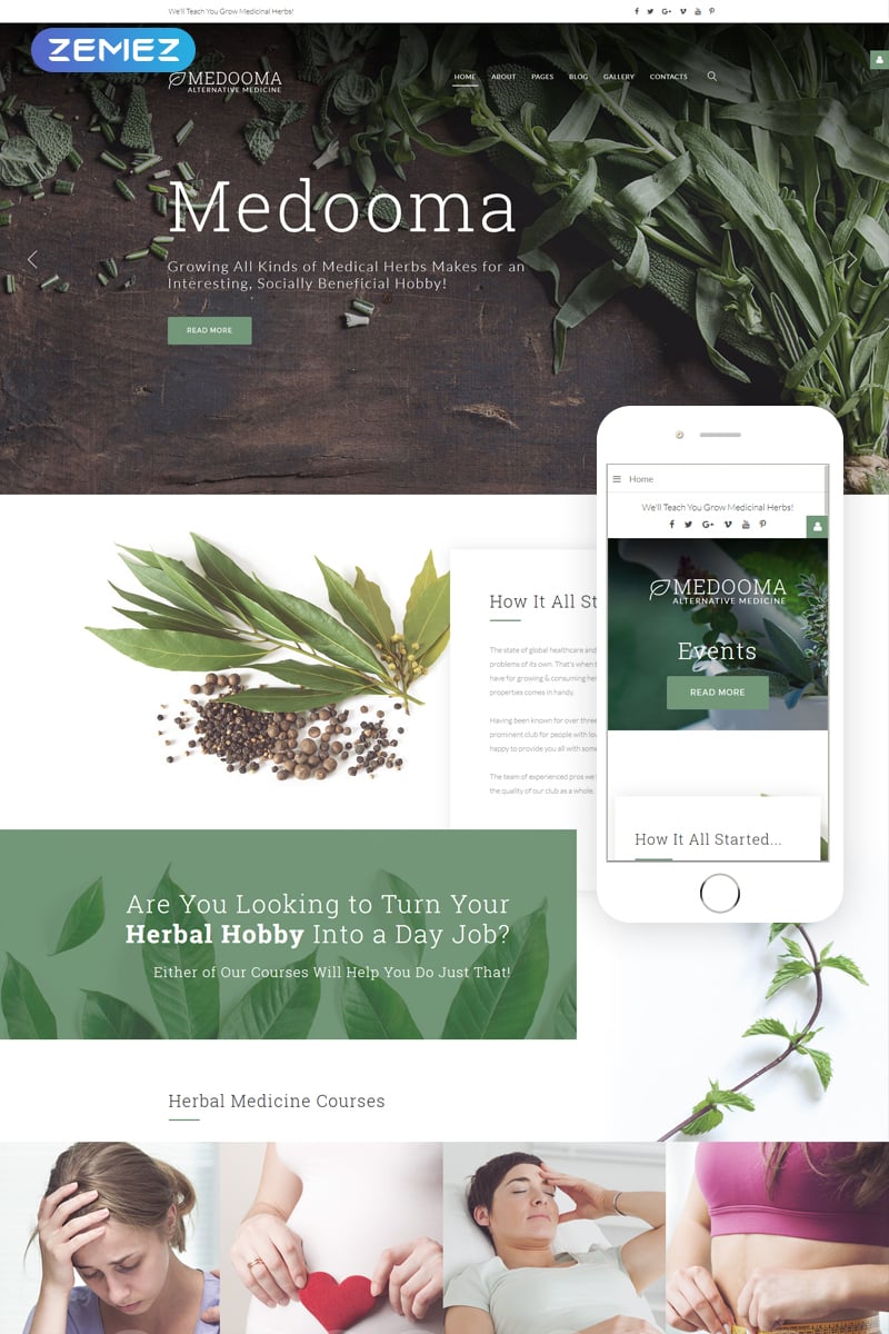 Responsive Medooma - Alternative Medicine Joomla #65764