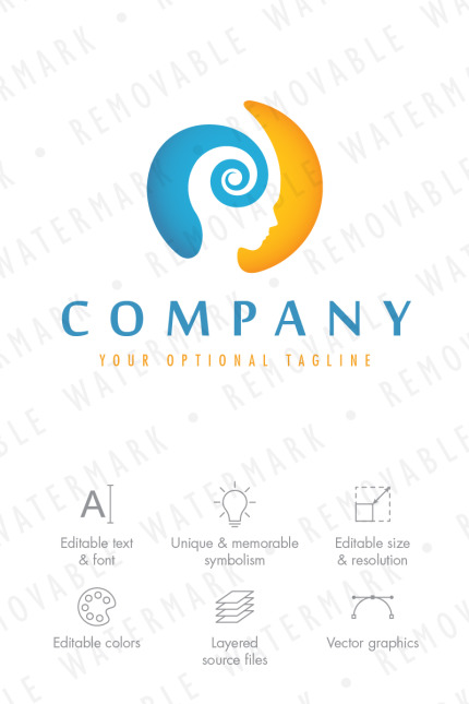 Template #65806 Energy Therapy Webdesign Template - Logo template Preview
