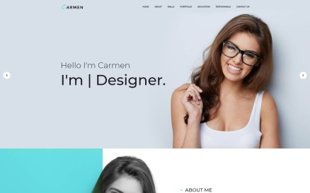 Carmen Design Portfolio WordPress Theme