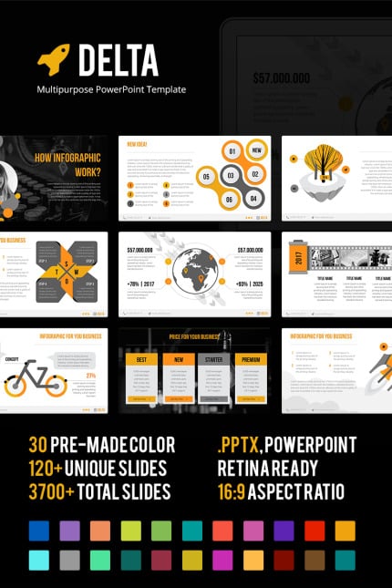 Template #65893 Swot Timeline Webdesign Template - Logo template Preview
