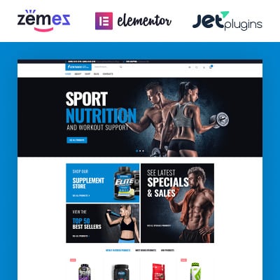 Certionix - Sport Nutrition WooCommerce Theme #65870