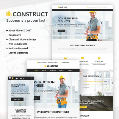 172 muse templates adobe