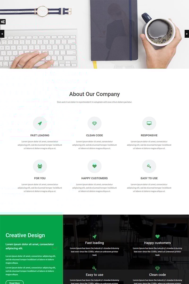 Luisa Multipurpose Website Template - screenshot