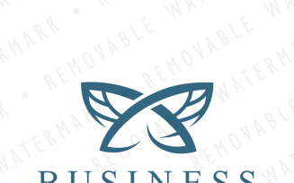 Monarch Butterfly Logo Template