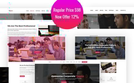 Trader - Responsive Creative WordPress Theme