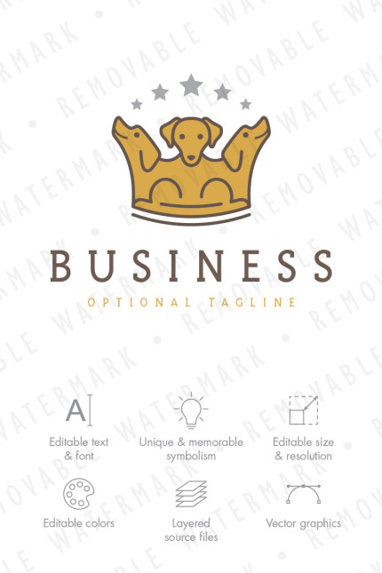 Kit Graphique #65936 Chien Animal-de-compagnie Web Design - Logo template Preview