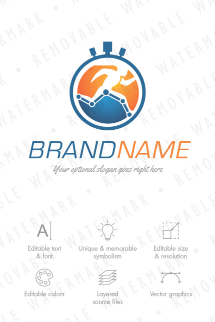 Kit Graphique #65940 Cercle Athlte Web Design - Logo template Preview