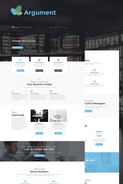 Template #65946 Management Office Webdesign Template - Logo template Preview