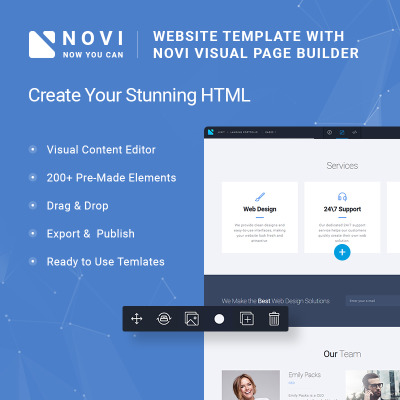 Website Template Novi -  Corporate & Business Multipurpose with HTML Builder