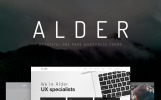 Alder - OnePage Responsive WordPress Theme Kleiner Screenshot Alder - Onepager-WordPress-Theme für Startups und Unternehmen