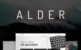 Alder - OnePage Flexível Tema WordPress Screenshot Pequeno Alder - Tema WordPress de Uma Página