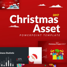 red powerpoint template | templatemonster red powerpoint template | templatemonster, Powerpoint templates
