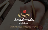 Handmade Responsive 2 & 1 Magento тема Маленький скріншот "Handmade Responsive 2 & 1" - Magento шаблон