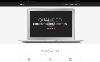 ServIQ Computer Repair Services WordPress Theme