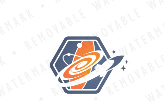 Space Exploration Logo Template