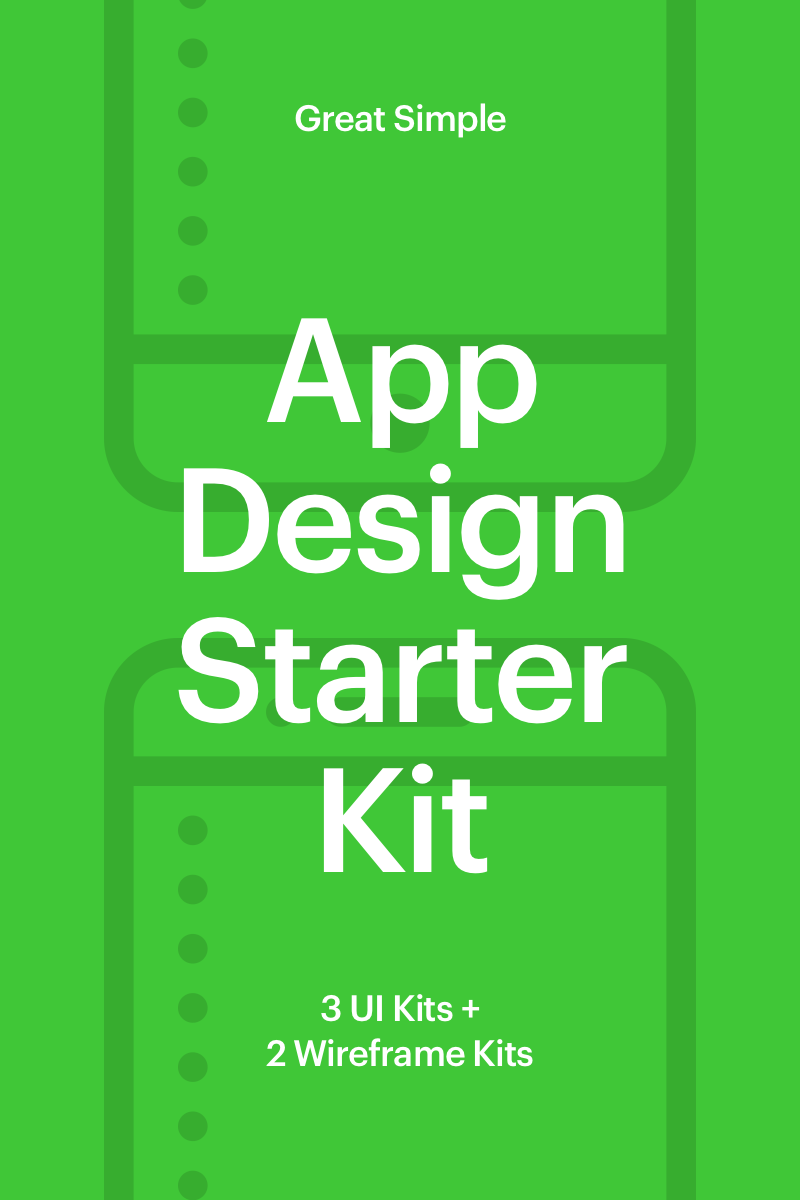 Tema Elementi UI #65952 "App Design Starter Kit" - screenshot