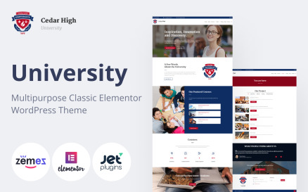 Cedar High - University WordPress Theme