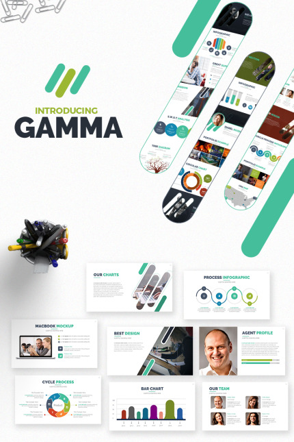 Template #66041 Business Infographic Webdesign Template - Logo template Preview