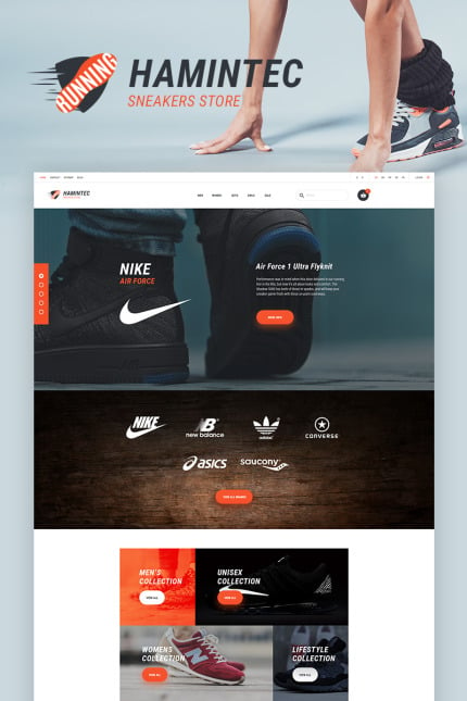 Template #66078 Shoes Store Webdesign Template - Logo template Preview