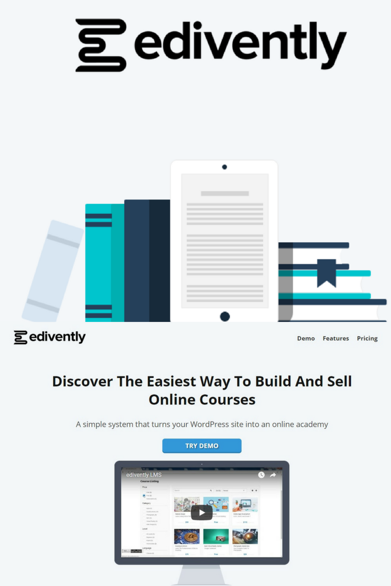 Edivently LMS - WordPress Plugin Plugin WordPress №66007
