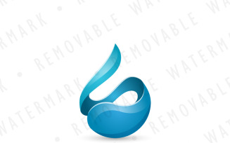 Liquid Fluid Logo Template