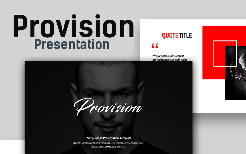 Provision Creative Presentation PowerPoint template PowerPoint Template